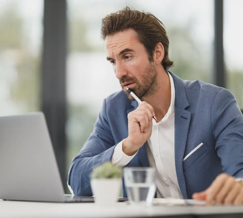 Person using laptop